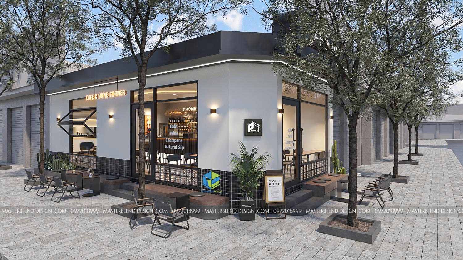 Thiết kế CAFE PHÙNG tại Vĩnh Phúc