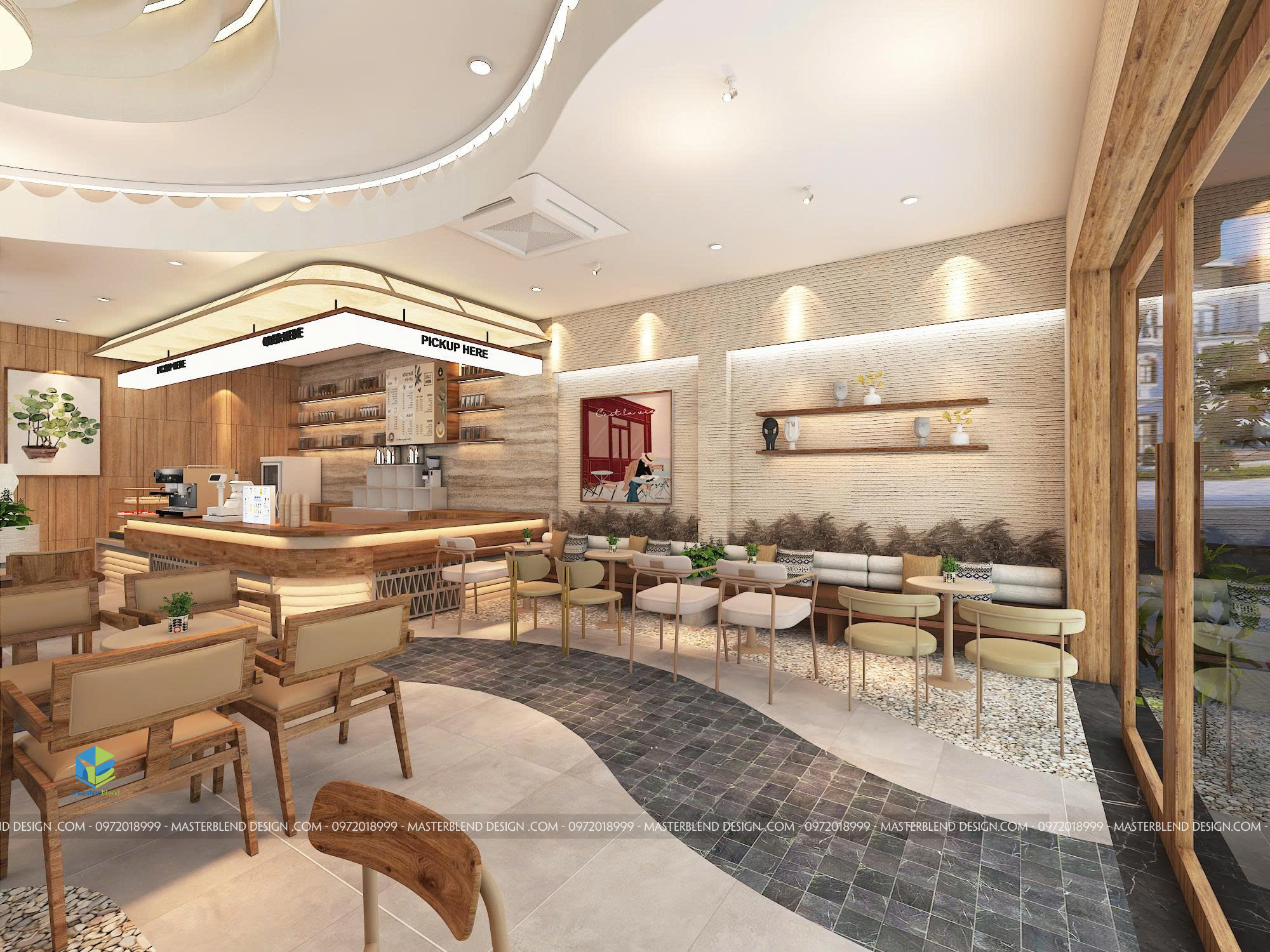 Thiết Kế Cafe Mood Văn Khê Hà Đông – Đỉnh Cao Phong Cách Hiện Đại Hoà Quyện Tự Nhiên