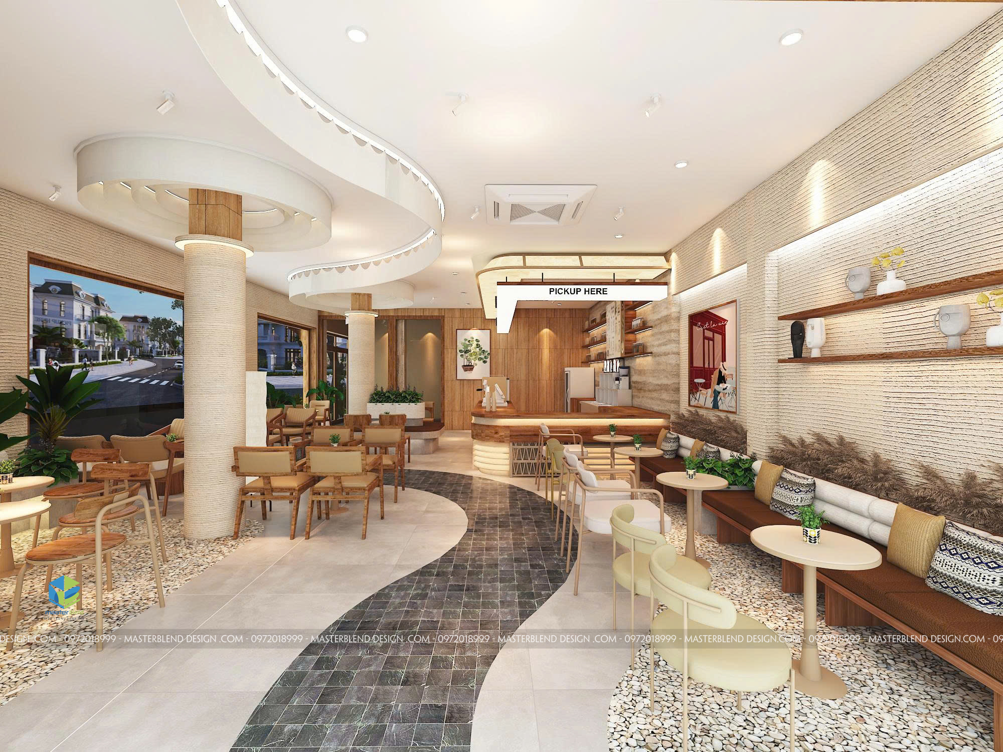 Thiết Kế Cafe Mood Văn Khê Hà Đông – Đỉnh Cao Phong Cách Hiện Đại Hoà Quyện Tự Nhiên