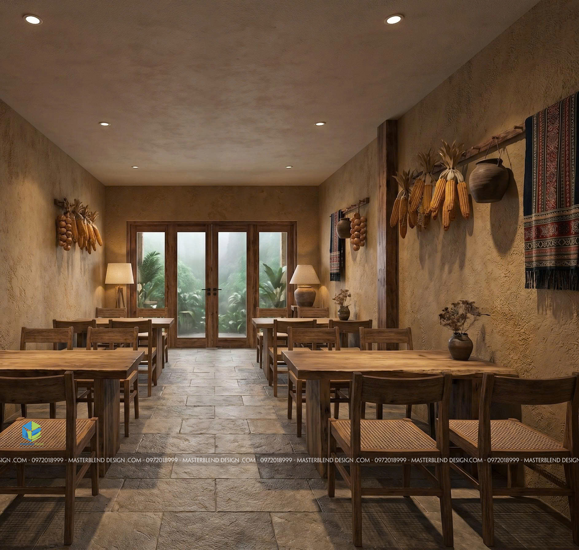 Thiết Kế Quán Cafe Đẹp Tại Đan Phượng: Tuyệt Tác Hmong Village | Masterblend Design