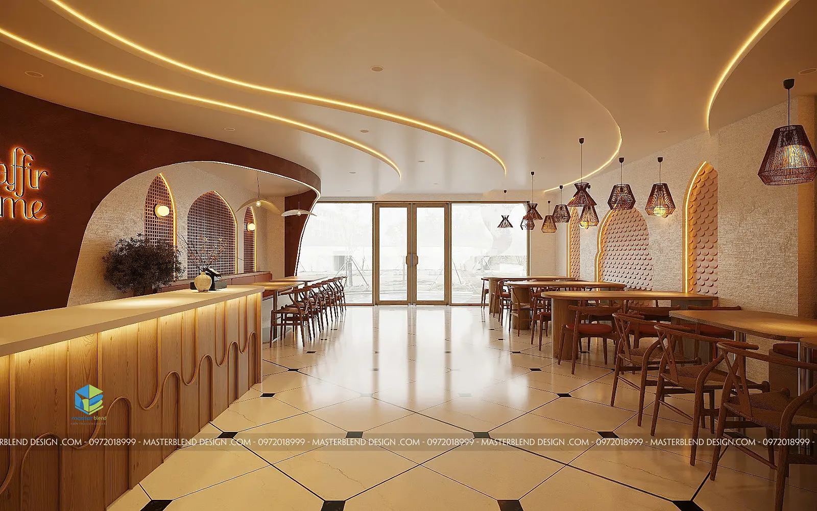 Mẫu Thiết Kế Nhà Hàng Thái Lan Hiện Đại: Dự Án Kaffir Lime Ecopark Hưng Yên